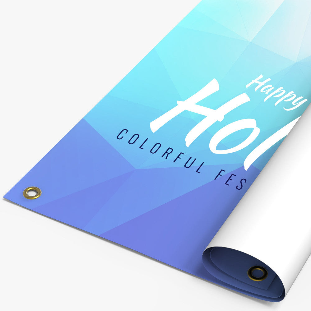 Custom Indoor Banner – Double White Popup, Full color UV Print