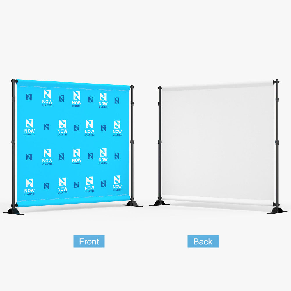 Step and Repeat Backdrop – 10' x 8' with Dye Sublimate & Travel Bag