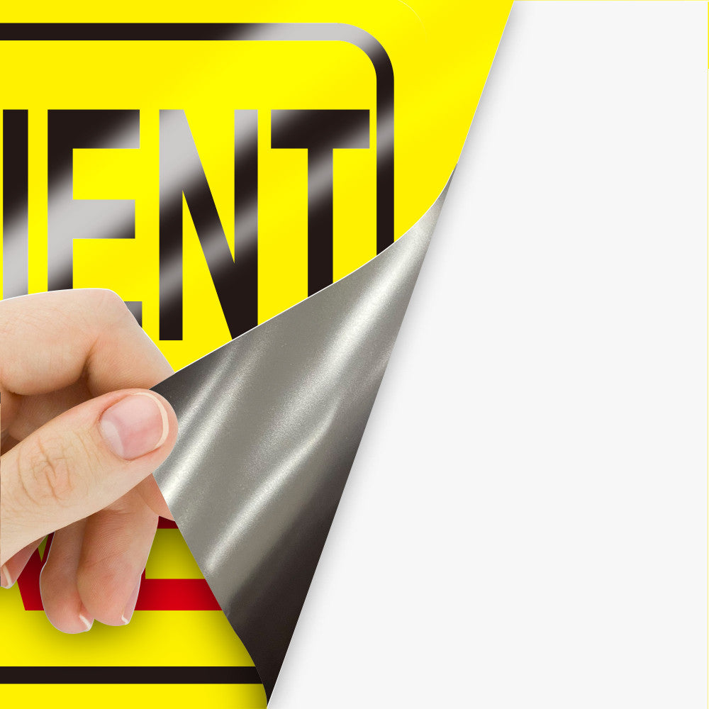 Reflective Car Magnet