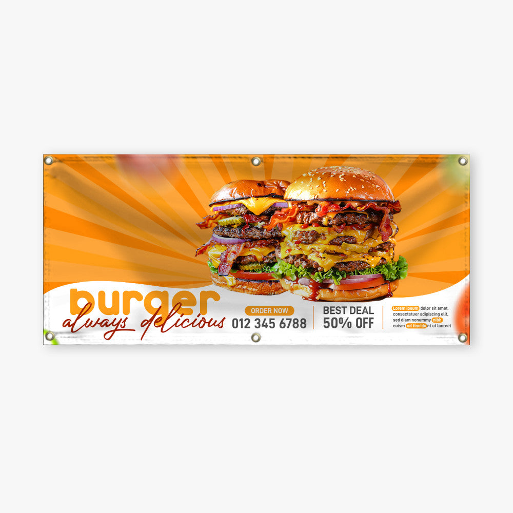 Custom 13oz. Vinyl Banner – UV Print Matte