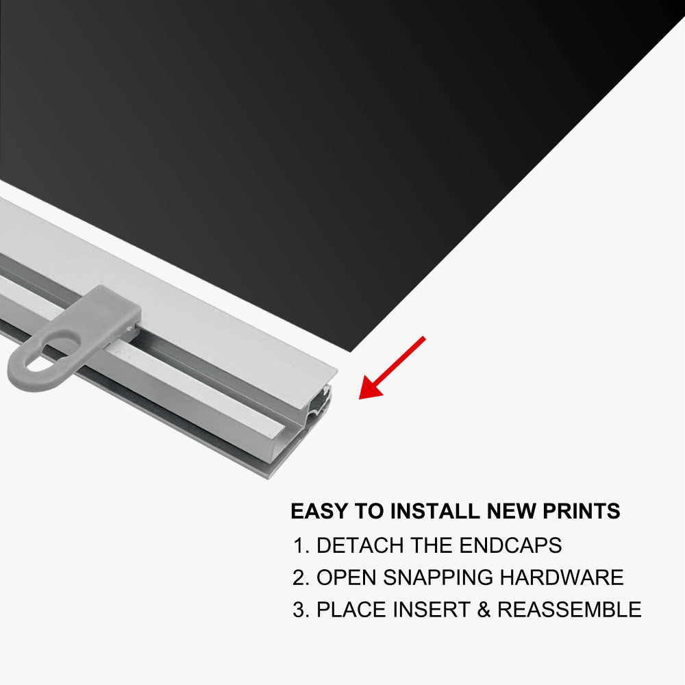 Custom Snap Poster Hanger – with UV Print