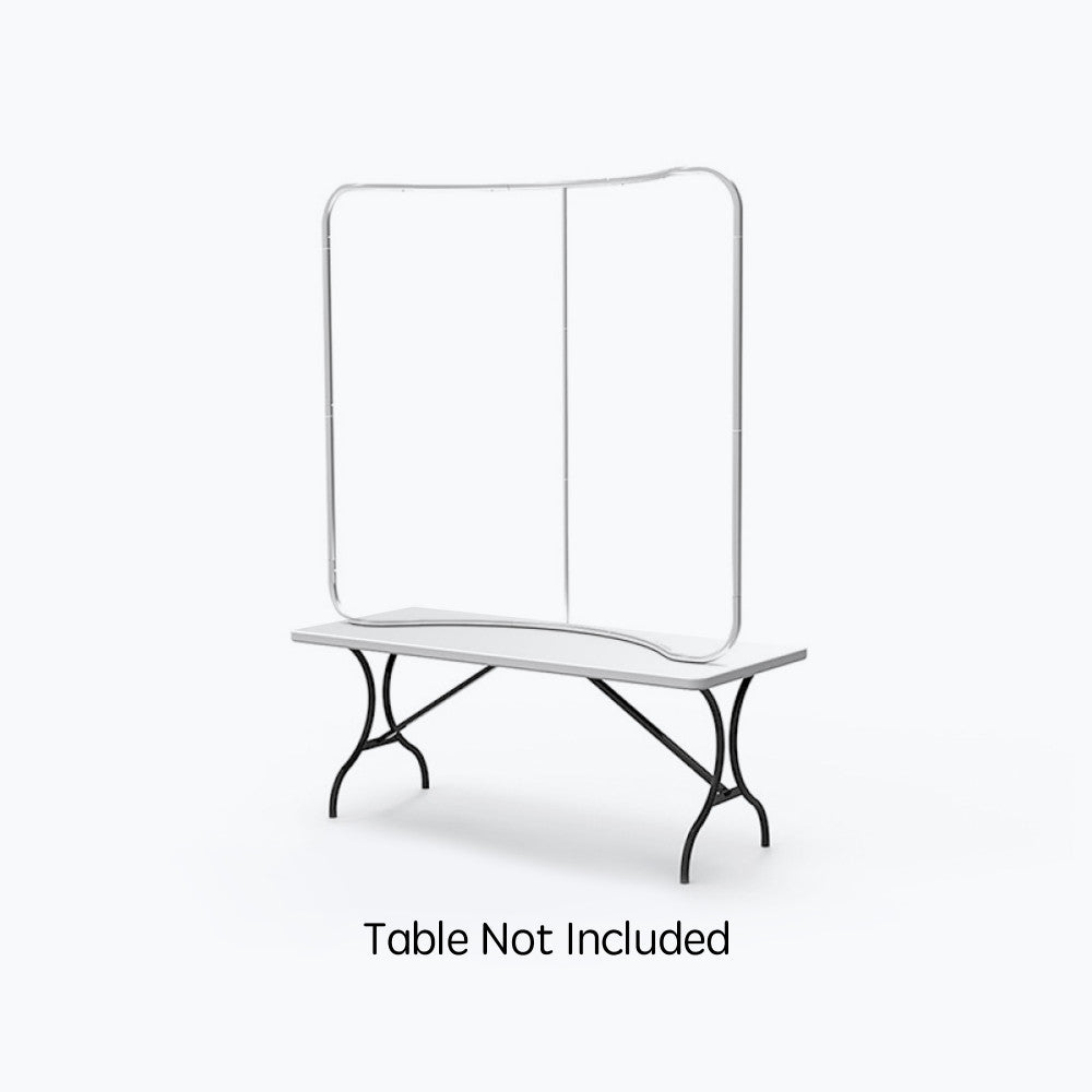 Curved Tension Fabric Display – 6' with Dye Sub & Travel Bag