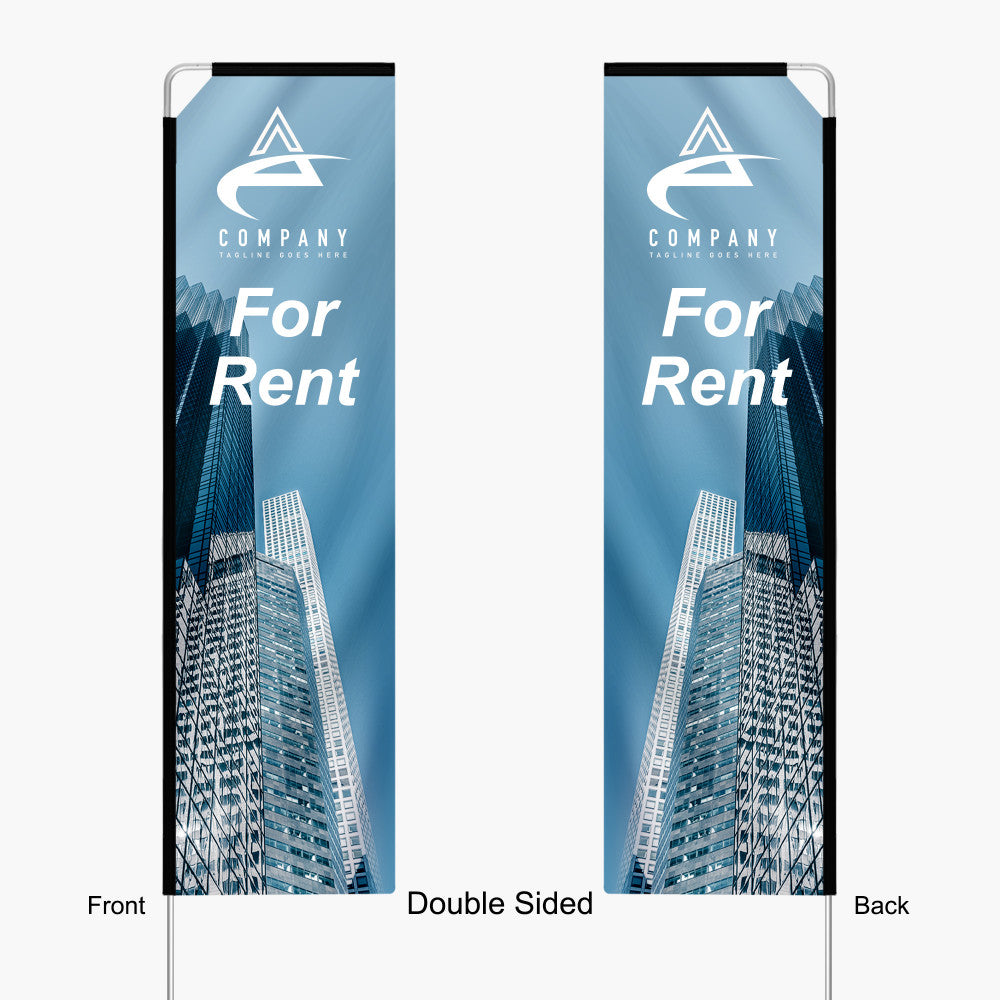 Rectangle Flag – 15ft with Dye Sublimation