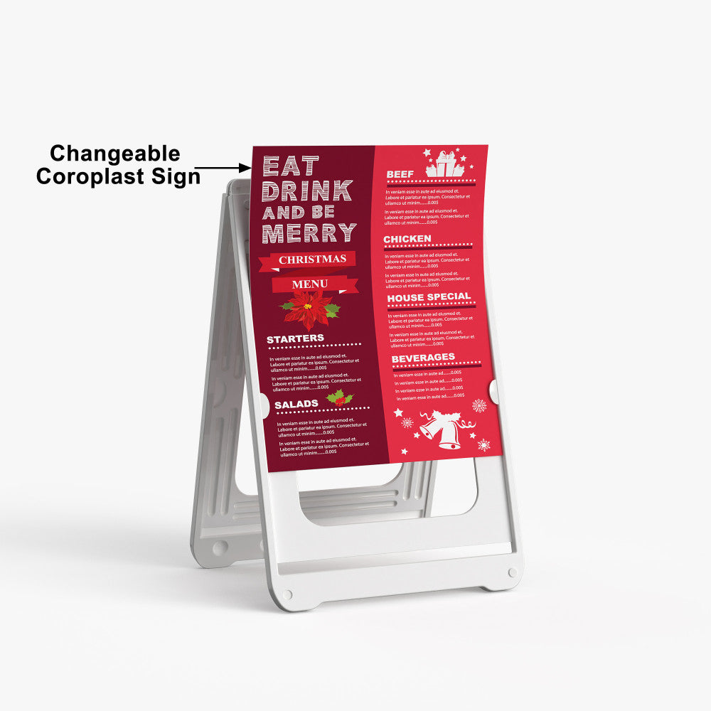Simposign II (White) – 22" x 28" with UV Print