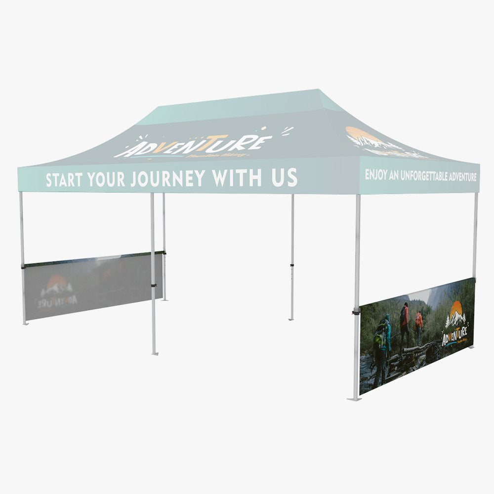 20ft Event Tent Half Walls – with Dye Sub