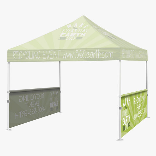 10ft Tent Half Walls –  with Dye Sub