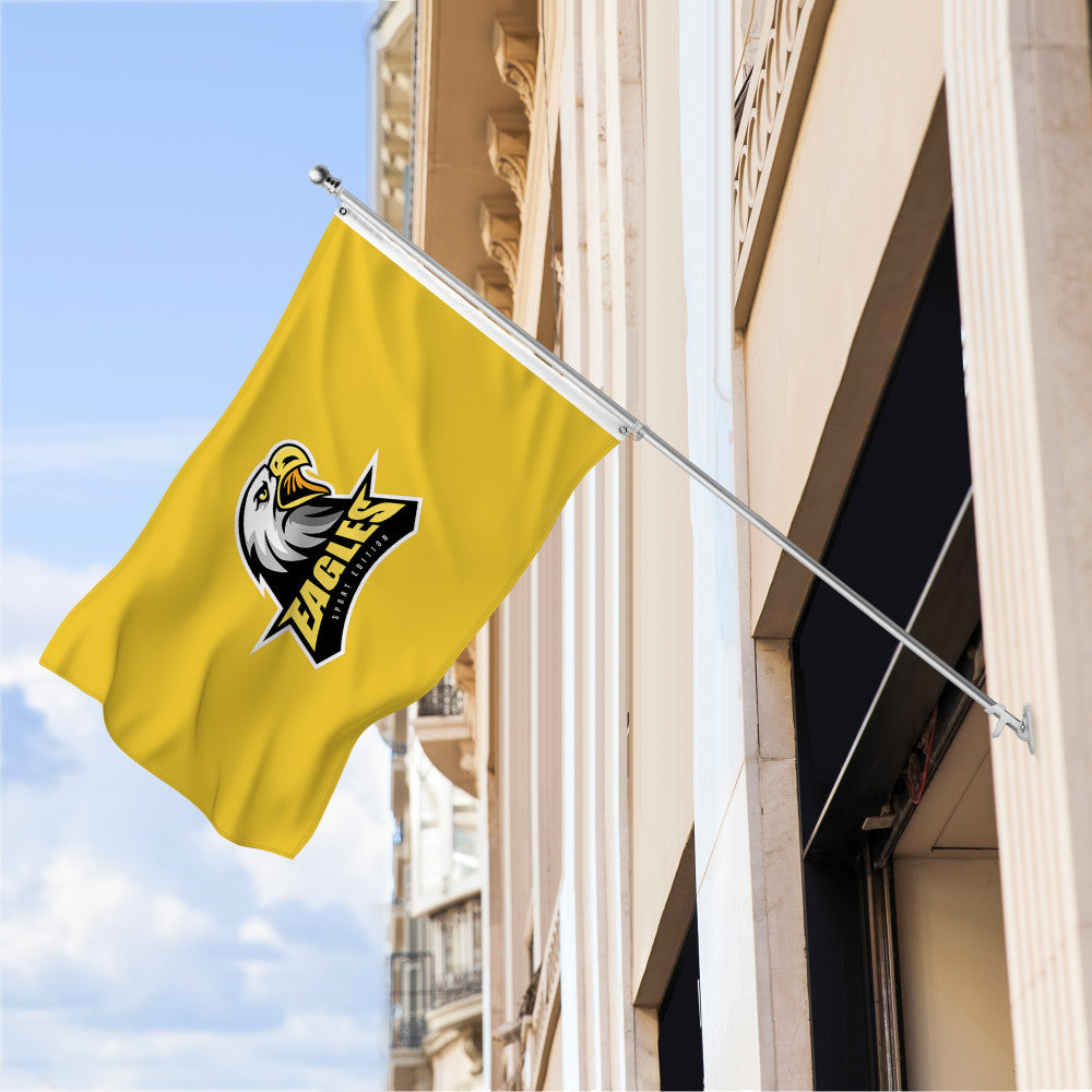 Custom Pole Flag – Dye Sublimation with Optional Grommet