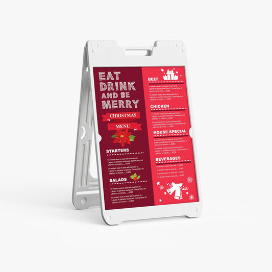 Simposign II (White) – 22" x 28" with UV Print