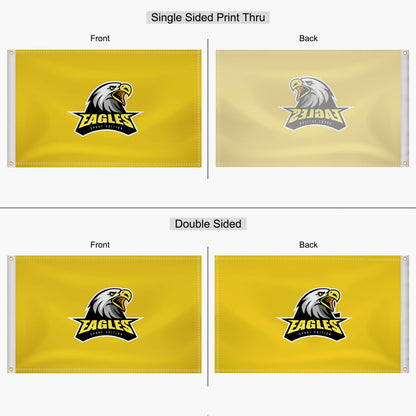 Custom Pole Flag – Dye Sublimation with Optional Grommet
