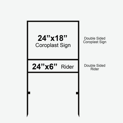 Real Estate Frame – 24" x 18" with UV Print