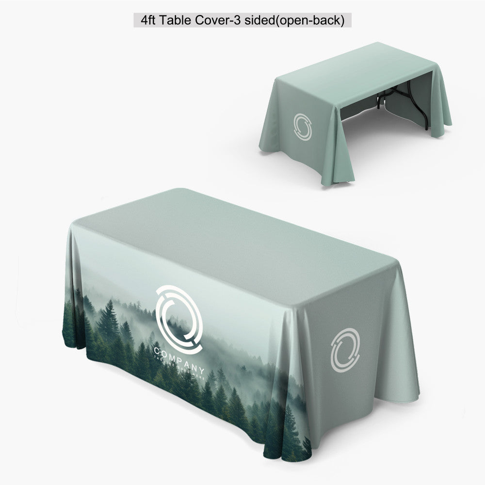 4' Table Throw – Full Color Dye Sublimate