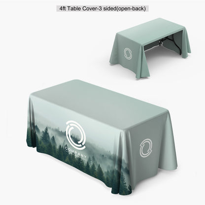 4' Table Throw – Full Color Dye Sublimate