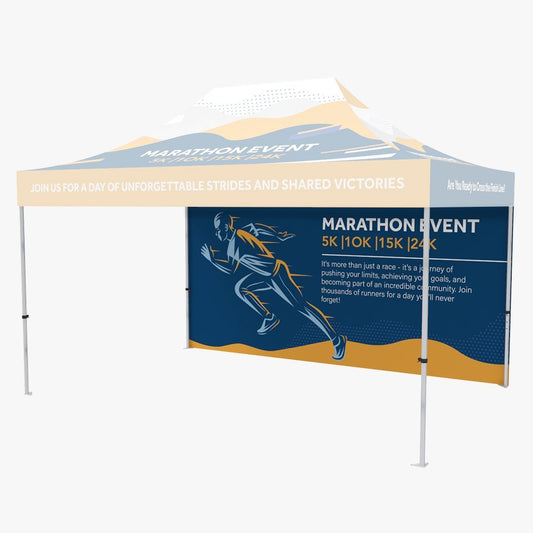 15ft Event Tent Full Walls – with Dye Sub