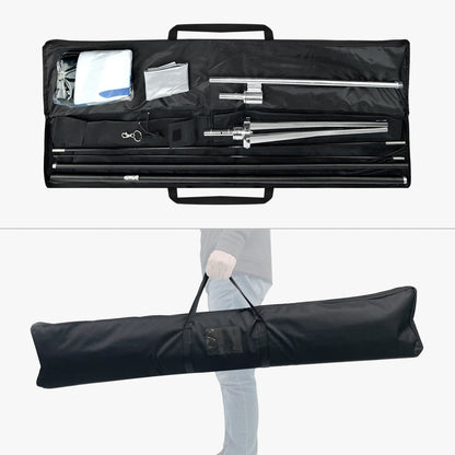 Custom Feather Convex Flag – 14ft with Dye Sublimation & Optional Travel Bag