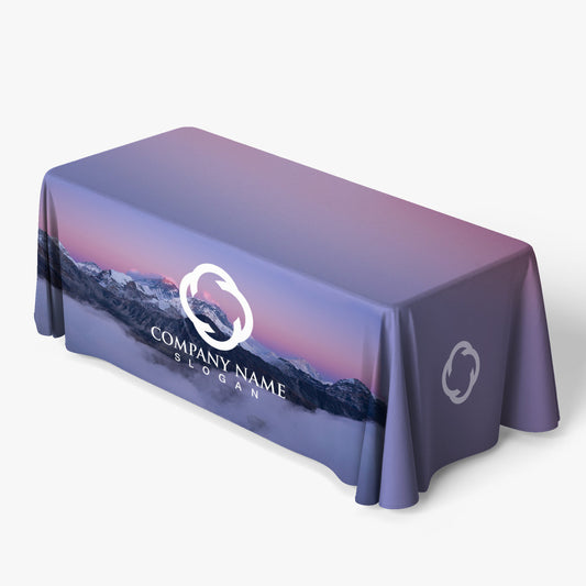 6' Table Throw – Full Color Dye Sublimate