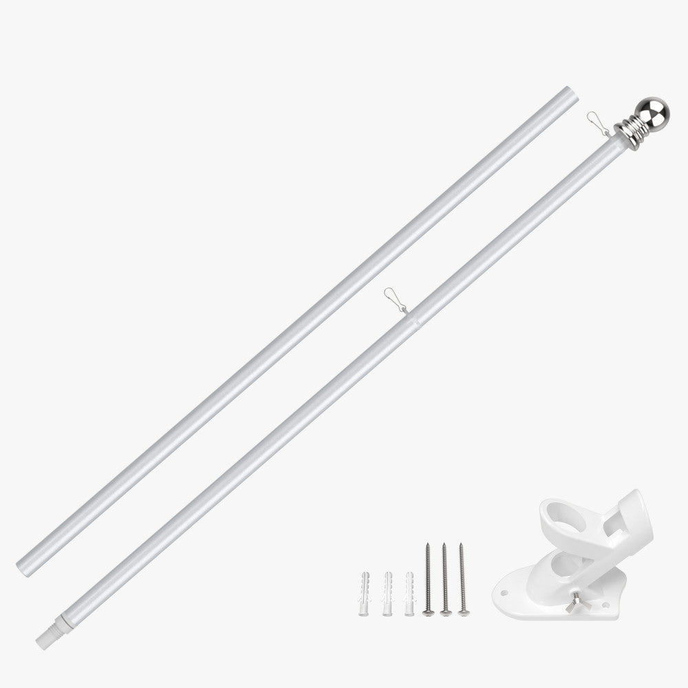 Flag Pole and Bracket (Hardware Only) - For Custom Pole Flags