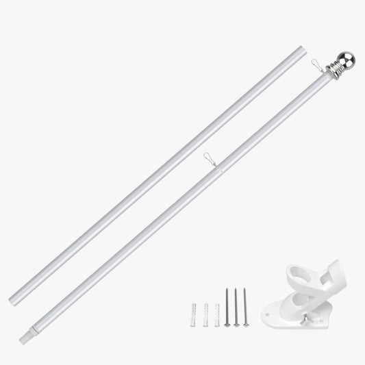 Flag Pole and Bracket (Hardware Only) - For Custom Pole Flags