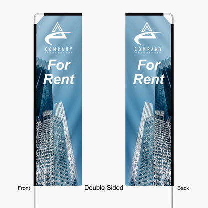 Rectangle Flag – 15ft with Dye Sublimation