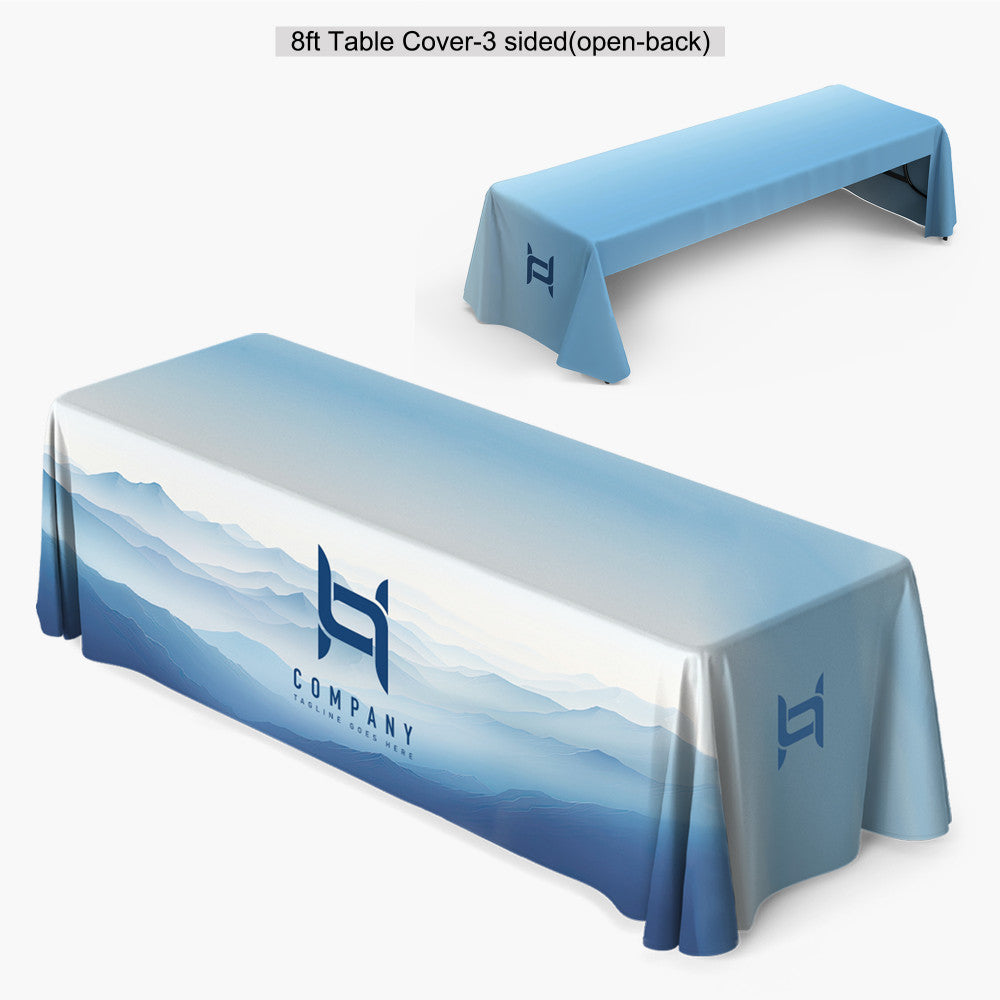 8' Table Throw – Full Color Dye Sublimate