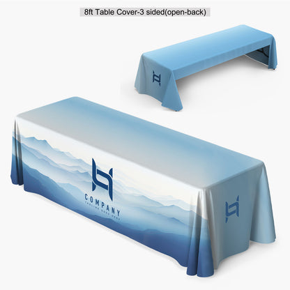 8' Table Throw – Full Color Dye Sublimate